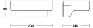 Steinel 079291- LED Zunanja stenska svetilka L800C LED/7,5W/230V IP44 antracit