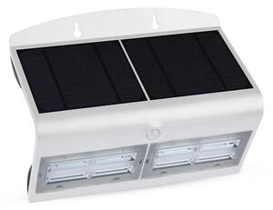 LED Solarna stenska svetilka s senzorjem LED/7W/3,7V 4000K IP65 bela