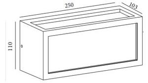 Gardino LX5705-LED - LED Zunanja stenska svetilka BETULLA LED/18W/230V IP54