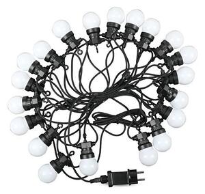 LED Zunanja veriga STRING 10m 20xLED/0,5W/230V IP44 6000K