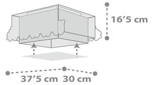Dalber 63536 - Otroška stropna svetilka TRAIN 2xE27/60W/230V