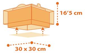 Dalber 73456 - Otroška stropna svetilka DINOS 2xE27/60W/230V