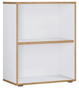 P & B Pisarniški Regal Salia B60, Bela, Barva Hrasta
