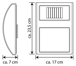 Spot-Light 6710502 - LED Solarna hišna številka LED/3x0,1W/2,4V IP44