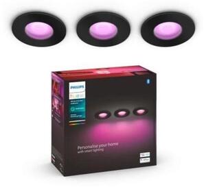 Philips-SET 3x LED RGBW Zatemnitvena kopalniška svetilka Hue XAMENTO 1xGU10/5,7W/230V