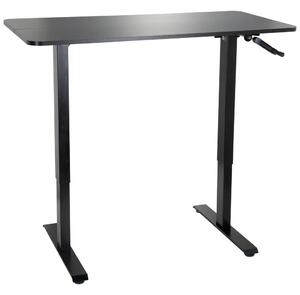 MID.YOU Dvižna Miza Stand Cr, Črna