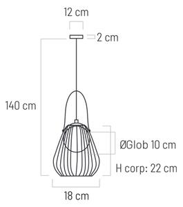 Klausen 111098 - Stenska svetilka MEMORY 1xG9/4W/230V belo/rjava