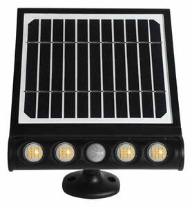 LED Solarna stenska svetilka s senzorjem LED/8W/3,7V 4000 mAh 4000K IP65