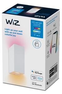 WiZ - LED RGBW Zatemnitvena stenska svetilka UP&DOWN 2xGU10/4,7W/230V bela Wi-Fi