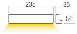 Redo 90394 - LED Zunanja stenska svetilka OMNIA LED/12W/230V 3000K IP54 siva