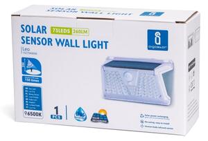 Aigostar - LED Zunanja solarna svetilka s senzorjem LED/2,4W/5V IP65