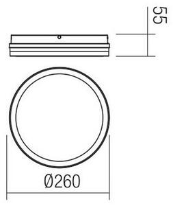 Redo 90286 - LED Zunanja svetilka ISOLA LED/24W/230V 3000/4000/6500K IP54