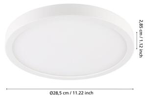 Eglo 900277 - LED Kopalniška stropna svetilka ARGOLIS LED/20,5W/230V IP44 bela