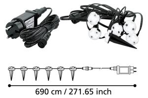 Eglo 900117 - LED Zunanja okrasna veriga SPINETOLI 6xLED IP65