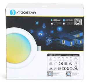 Aigostar - LED Zatemnitvena vgradna svetilka LED/9W/230V pr. 14,5 cm Wi-Fi