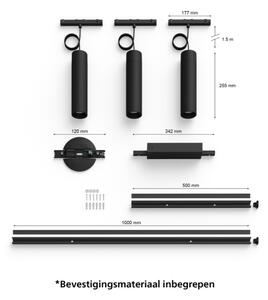 Philips - SET 3x LED RGBW Zatemnitveni lestenec za tračni sistem Hue LED/15,6W/230V