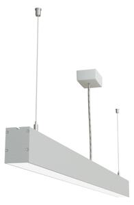 APLED - LED Lestenec na vrvici LOOK LED/46W/230V 4000K 120 cm srebrna