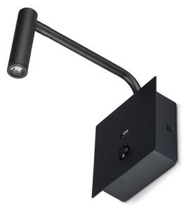 LED Nastavljiva stenska svetilka z USB priključkom LED/3W/230V