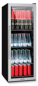 Klarstein Beersafe 6XL, hladilnik, za pijačo, 201 l, 0-10 °C, steklo, G, nerjaveče jeklo