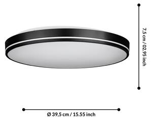 Eglo 75706 - LED Zatemnitvena stropna svetilka LED/22W/230V 3000-6500K + Daljinski upravljalnik