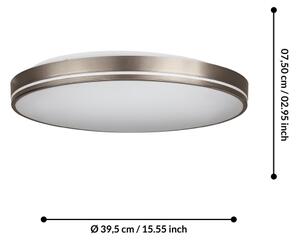 Eglo 75707 - LED Zatemnitvena stropna svetilka LED/22W/230V 3000-6500K + Daljinski upravljalnik