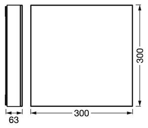 Ledvance - LED Zatemnitvena stropna svetilka SMART+ FRAMELESS LED/21W/230V Wi-Fi
