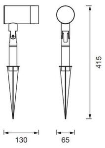 Ledvance - Zunanja svetilka ENDURA CLASSIC 1xGU10/35W/230V IP54