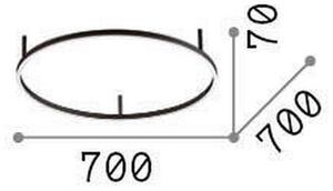 STROPNA LED-SVETILKA Oracle Slim 4300 lm 3000 K