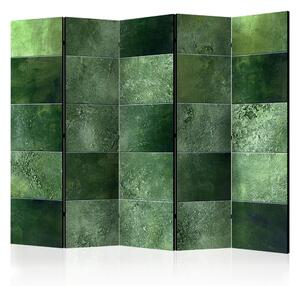 PARAVAN 225/172/3 cm svetlo zelena, smaragdno zelena