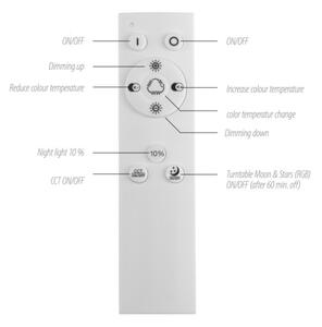 Leuchten Direkt 15572-18 - LED RGBW Zatemnitvena svetilka ASTRO LED/17,5W/230V + Daljinski upravljalnik