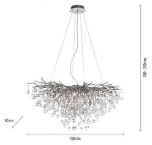 Paul Neuhaus 2192-55 - Lestenec na vrvici ICICLE 10xG9/40W/230V