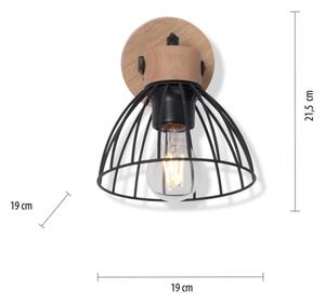 Leuchten Direkt 11416-18 - Stenski reflektor LAMI 1xE27/25W/230V