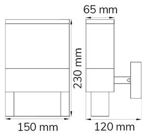 Wofi 12227 - LED Hišna številka DIEGO LED/10,5W/230V 3000K IP54