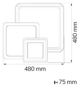 Wofi 11860 - LED Zatemnitvena stropna svetilka MOLA LED/36W/230V 3000-5500K + Daljinski upravljalnik