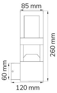 Wofi 12244 - LED Zunanja stenska svetilka SIERRA LED/10W/230V IP54