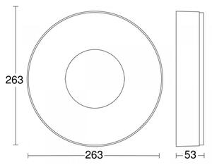 Steinel 078775 - LED Stropna svetilka RS 200 C LED/17,1W/230V IP54