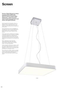 Redo 01-1124 - LED Lestenec na vrvici SCREEN LED/48W/230V 3000K