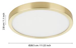 Eglo 900182 - LED Stropna svetilka FUEVA LED/20,5W/230V pr. 28,5 cm