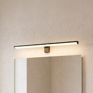 Trio Lighting Stenska svetilka Lino LED, črna mat/bela, Črna, Kopalnica, Kovina, Sodobni
