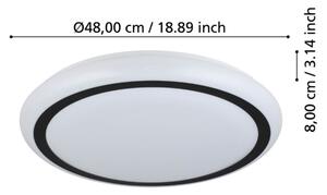 Eglo 900335 - LED Stropna svetilka CAPASSO LED/19,5W/230V