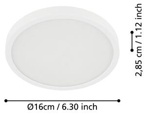 Eglo 900638 - LED Kopalniška stropna svetilka FUEVA LED/11W/230V IP44 bela