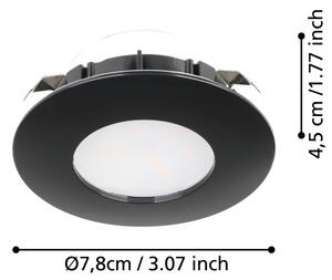 Eglo 900744-SET 3x LED Kopalniška vgradna svetilka PINEDA LED/4,9W/230V IP44