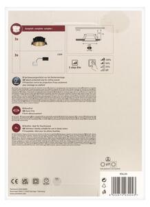 Paulmann 93404 - SET 3xLED/6,5W IP44 Zatemnitvena kopalniška svetilka COLE 230V