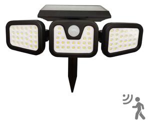 LED Solarni reflektor s senzorjem TRIO LED/0,6W/3,7V IP44