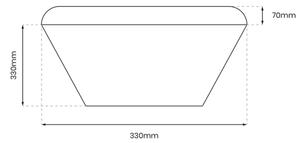 LED Kopalniška stropna svetilka NEMO LED/17W/230V IP44 zlata