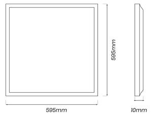 LED Panel LED/40W/230V 4000K 60x60 cm