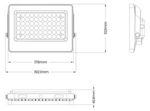 LED Reflektor s solarnim panelom FOCUS 60W/10000 mAh 3,2V 6000K IP65 + Daljinski upravljalnik