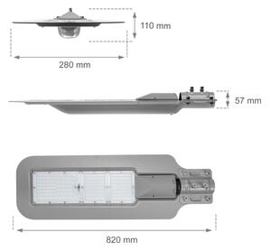 LED Ulična svetilka KLARK LED/200W/230V IP65 siva