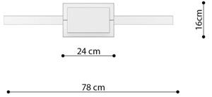 Thoro TH.248 - LED Lestenec na vrvici RIO LED/50W/230V CRI90 3000K d. 78 cm zlata