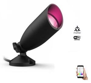 WiZ - LED RGBW Zatemnitveni zunanji reflektor SPOT LED/4W/12V IP65 Wi-Fi